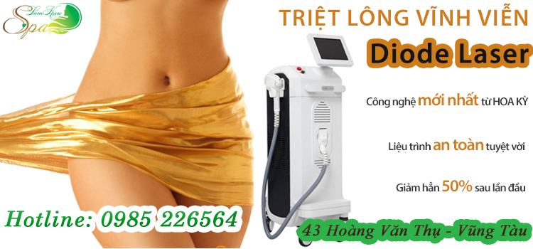 triệt lông bằng công nghệ diode laser